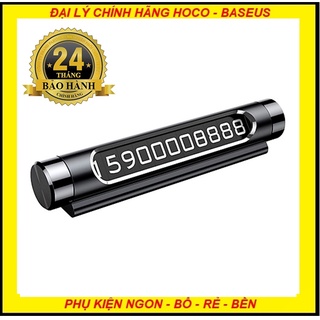Bảng Số Điện Thoại trên Taplo ô tô Chính hãng Baseus ACNUM-01 , bảo hành 24 tháng đổi mới , đúc thép nguyên khối