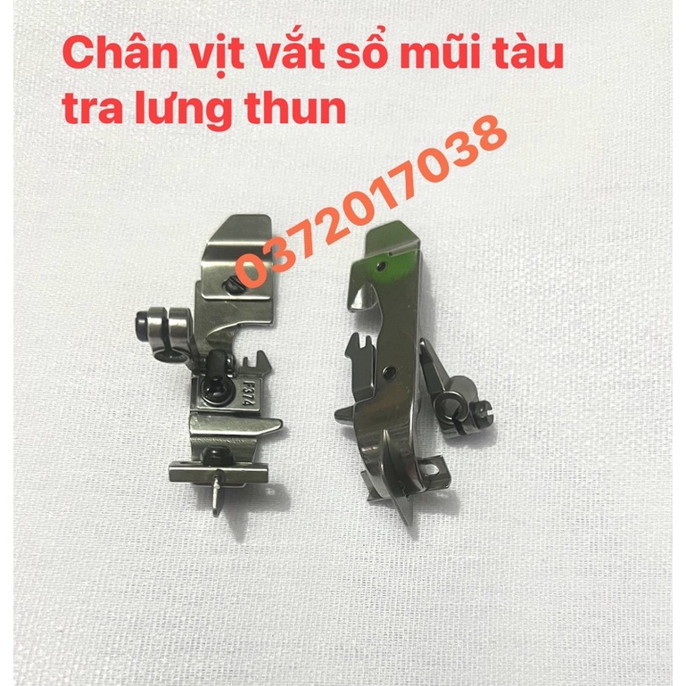 chân vịt mũi tàu vắt sổ 4chỉ siruba-F và các dòng cổ thấp-phụ tùng máy khâu