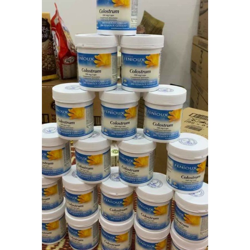 Sữa Non Pháp Fenioux Colostrum hộp 200 viên