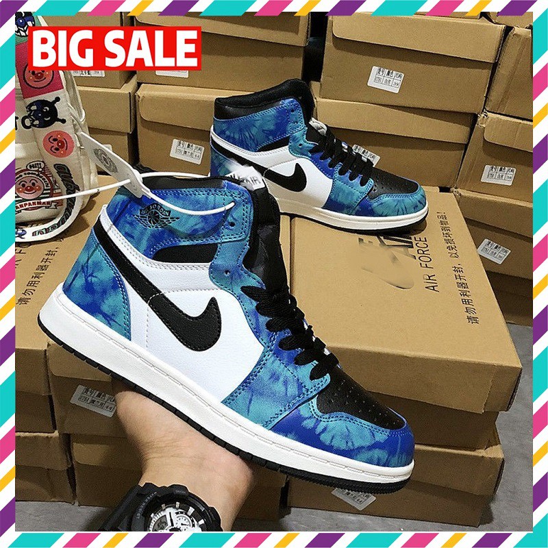 IÀY THỂ THAO JD1 CAO CỔ  💝FREESHIP💝 JD1 HIGH TIE DYE- GIẦY CHƠI BÓNG RỔ