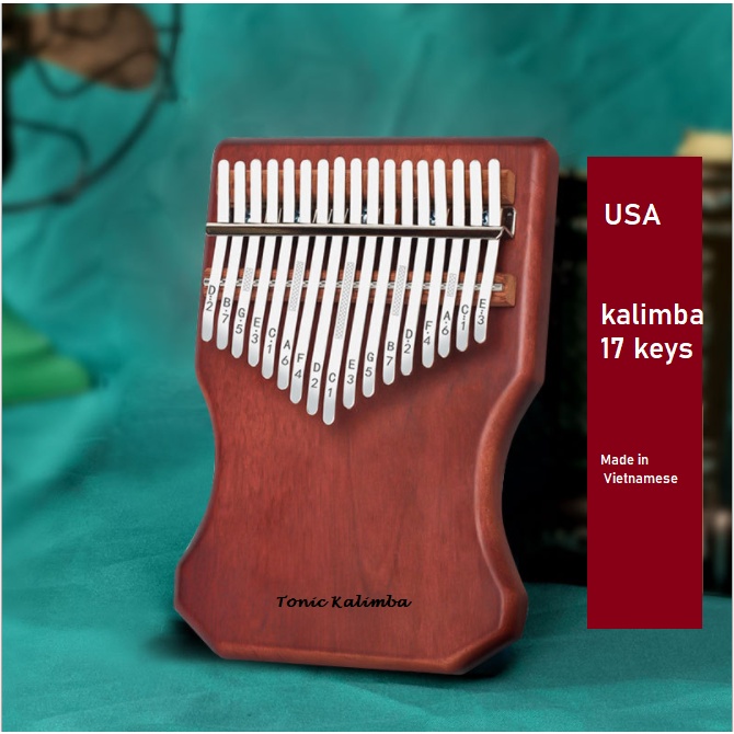 Đàn kalimba 17 phím bằng gỗ sử dụng ngón tay cái CRESCENDO.CO CANADA nhạc cụ Canada