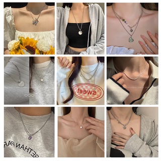 Dây chuyền mặt hình bướm phong cách retro Hàn Quốc cổ điển