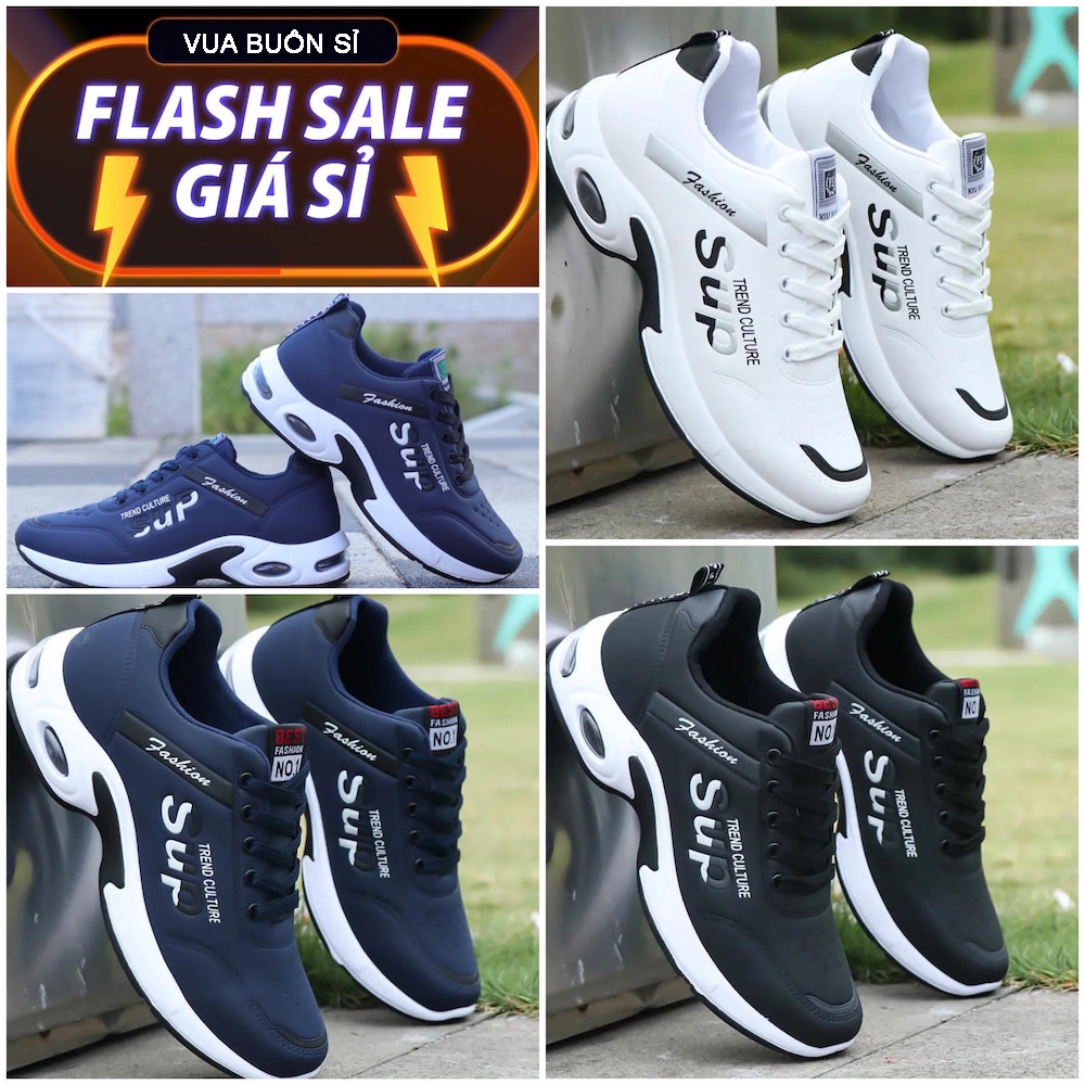 Giày thể thao nam đệm khí tăng chiều cao SUP TREND hàng nhập cao cấp da mềm mịn nhẹ siêu hót