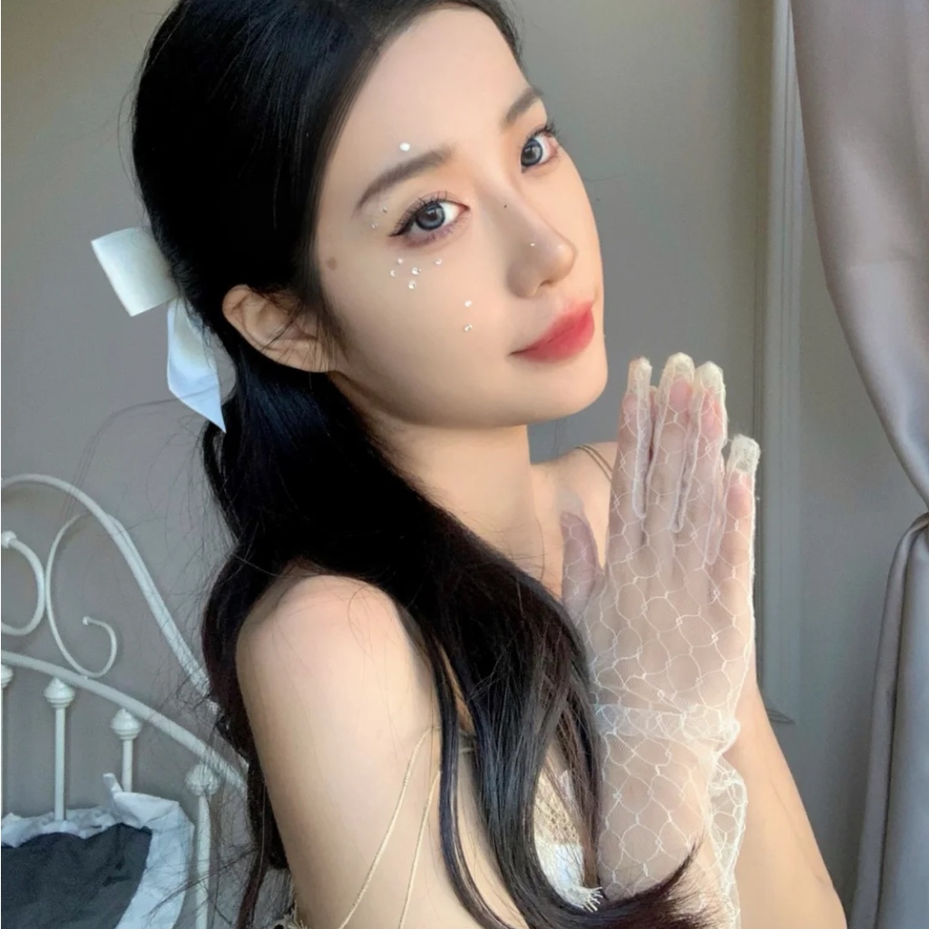 Găng Tay Ren Lưới Mỏng Phong Cách Tiểu Thư Lolita| Bao Tay Cô Dâu Yong by Yong