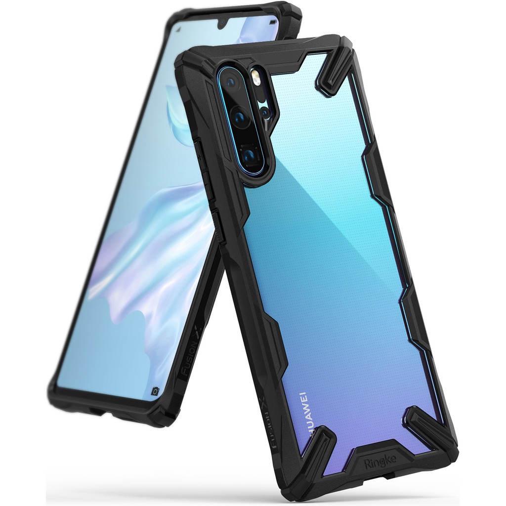 Huawei P30 /P30 Pro/Mate 20/Mate 20 pro TPU+PC Transparent Shock Resistance Protective Bumper Back Cover