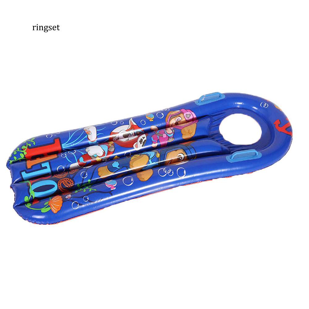 Phao nằm nhựa PVC họa tiết ngộ nghĩnh cho bé