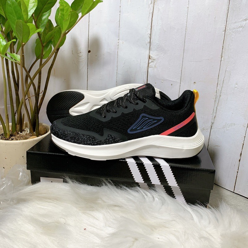 Giày thể thao nam đen wanno mới chất xịn kèm hộp 653