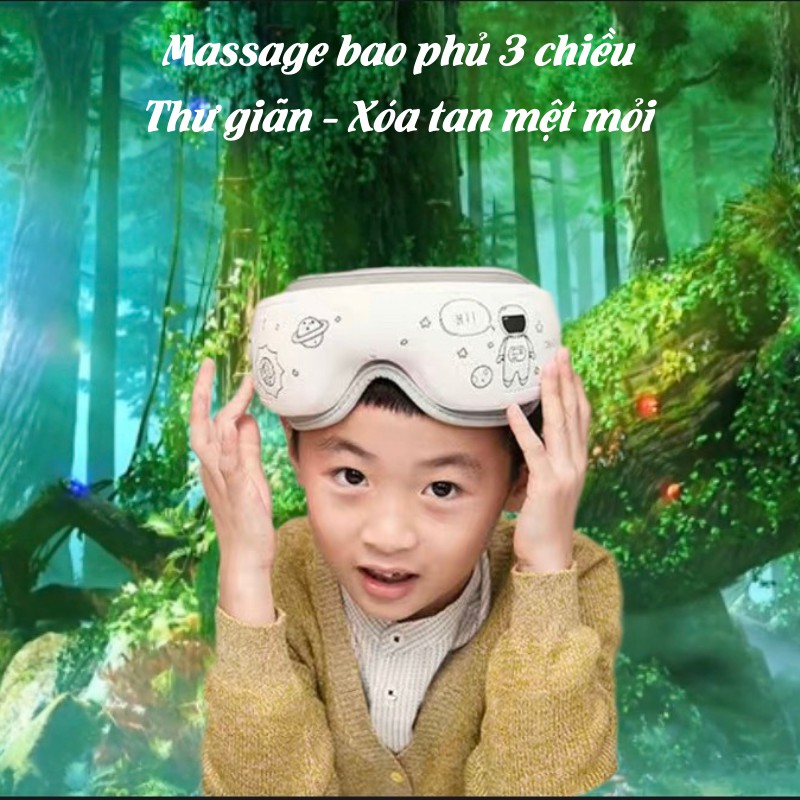 [Chuyên Dùng Cho Bé]Máy Massage Mắt Xiaomi Cho Bé Thông Minh Aerpul AR-1061 Giảm Cận Thị Chăm Sóc Mắt SunQueen