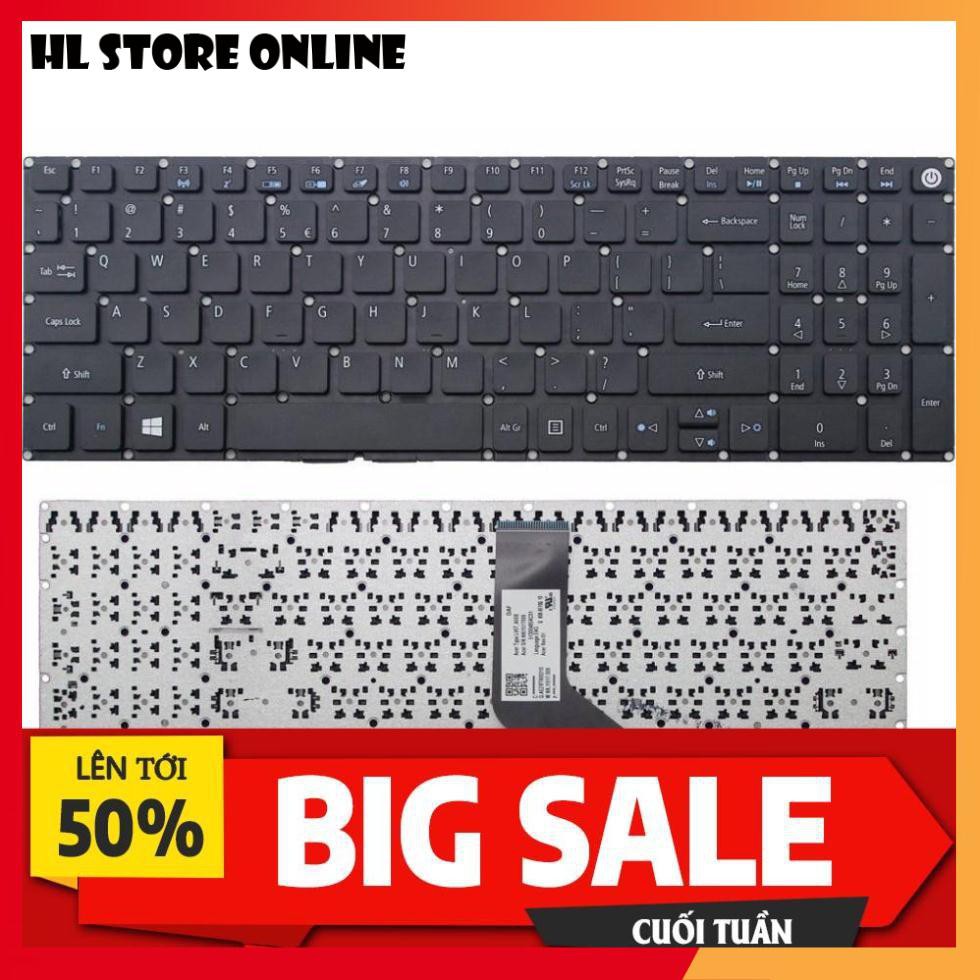 🎁 Bàn Phím ACER Aspire E3-573 E5-722 E5-772 E5-522 E5-522G E5-532 / F5-521 F5-522 F5-5 (CÓ PHÍM SỐ,CÓ NÚT POWER)