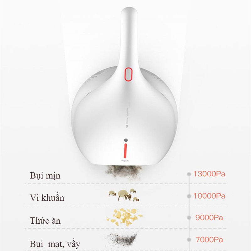 MÁY HÚT BỤI CẦM TAY CHĂN GỐI ĐỆM DEERMA CM800 DIỆT KHUẨN UV CAO CẤP | BigBuy360 - bigbuy360.vn