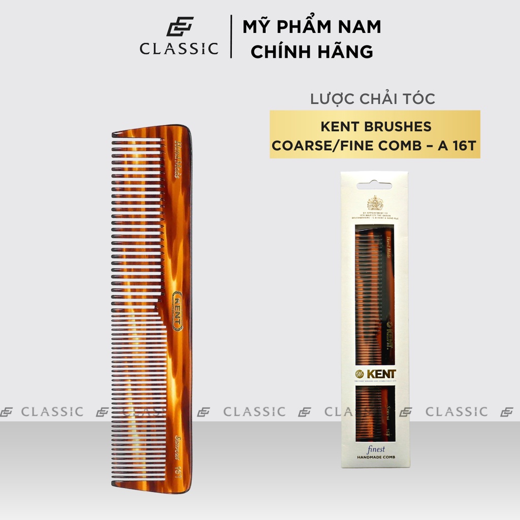 Lược Chải Tóc Kent Brushes Coarse/Fine Comb – A 16T