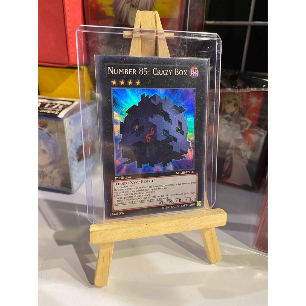 [ Dưa Hấu Yugioh ] Lá bài thẻ bài Number 85 Crazy Box – SUPER RARE - Tặng bọc bài nhựa bảo quản