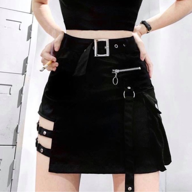 Chân Váy Nữ Kèm Belt ❤️FREESHIP❤️ Giảm 10K Khi Nhập [ Áo Thun Nữ ] Chân váy Box Skirt❤️ | BigBuy360 - bigbuy360.vn