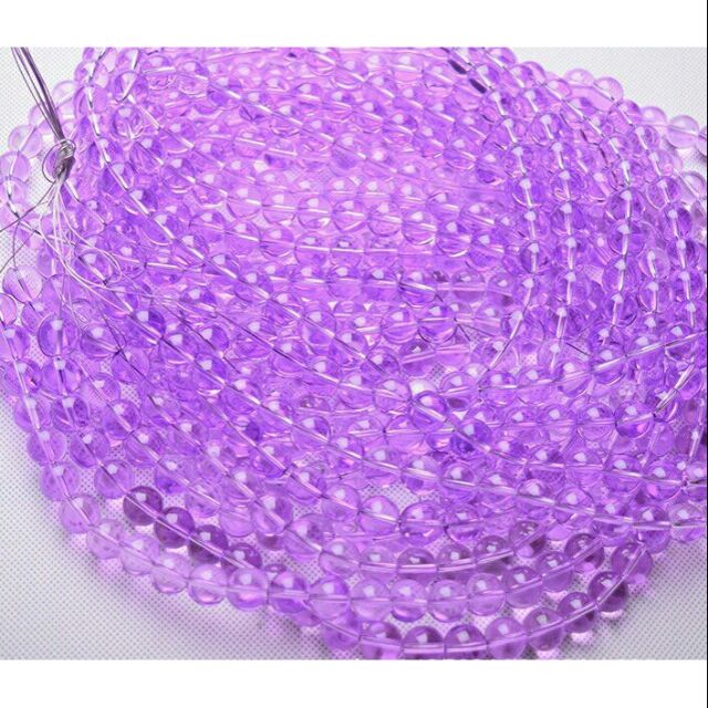 50gr viên hạt đá tím 8mm