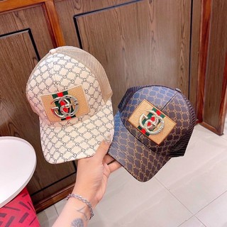 Nón kết lưới phối da