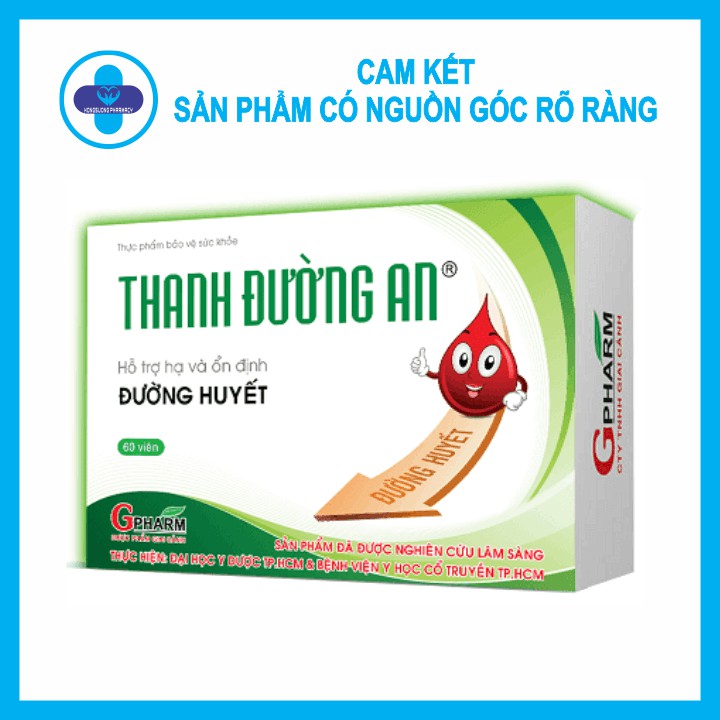 Thanh Đường An 60 viên - Hỗ trợ hạ và ổn định đường huyết