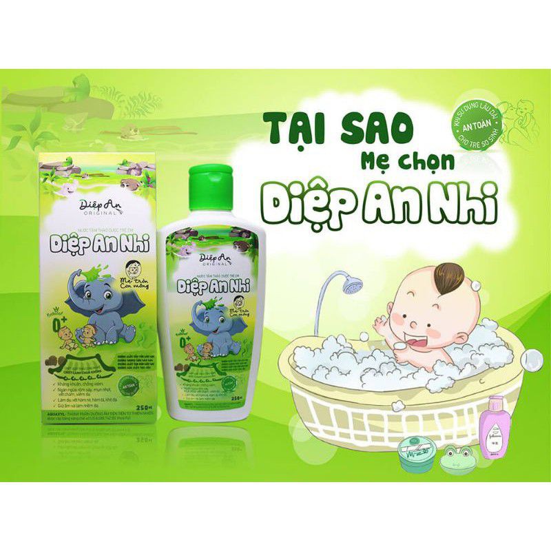 Tắm gội thảo dược Diệp An Nhi ( chai 220ml) | BigBuy360 - bigbuy360.vn