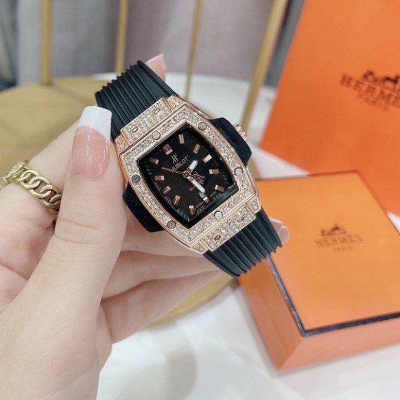 Đồng hồ hblot nữ đẹp cao cấp dây silicon sang trọng [ BH 12 THÁNG 1 ĐỔI 1 ] | BigBuy360 - bigbuy360.vn