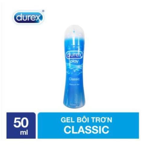 Gel bôi trơn DUREX PLAY CLASSIC chai 50ml - LÀM CÔ BÉ TRỞ LÊN MỀM MẠI HƠN