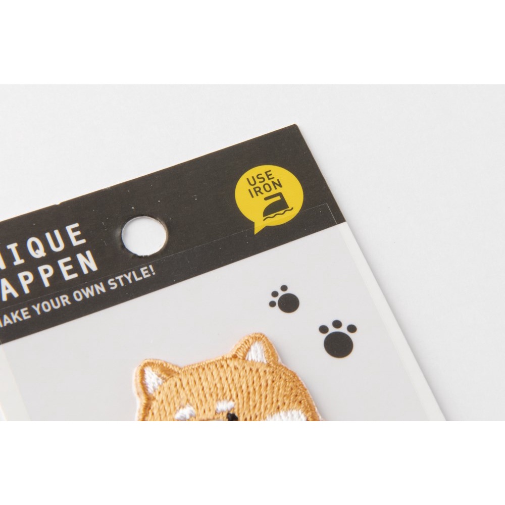 Miếng Dán Ủi ARTBOX Hàn Quốc Hình Chú Chó Shiba Darim Màu Nâu