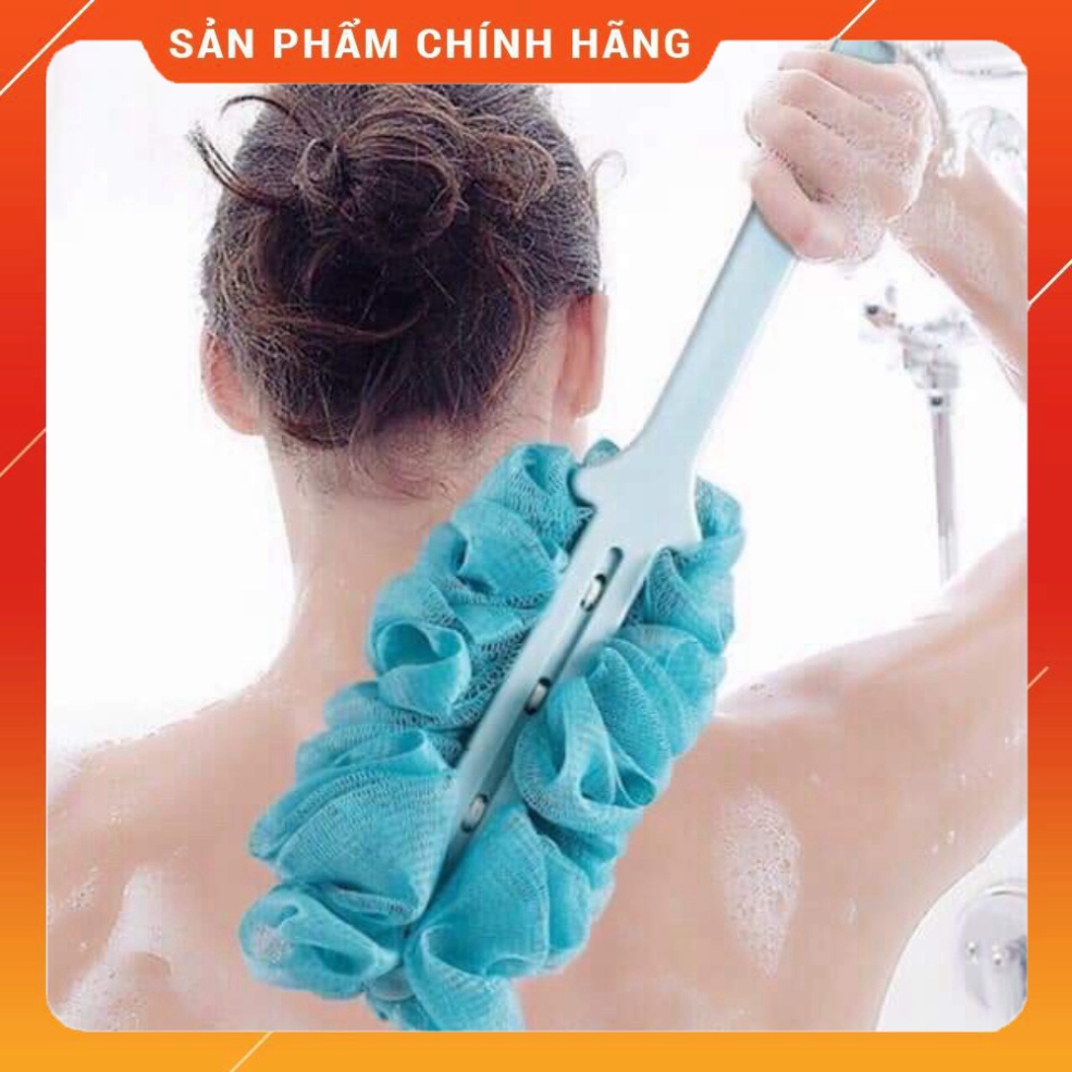 CÂY CỌ LƯNG TẮM BÔNG TẮM CÁN DÀI TẠO BỌT GIAO MÀU NGẪU NHIÊN