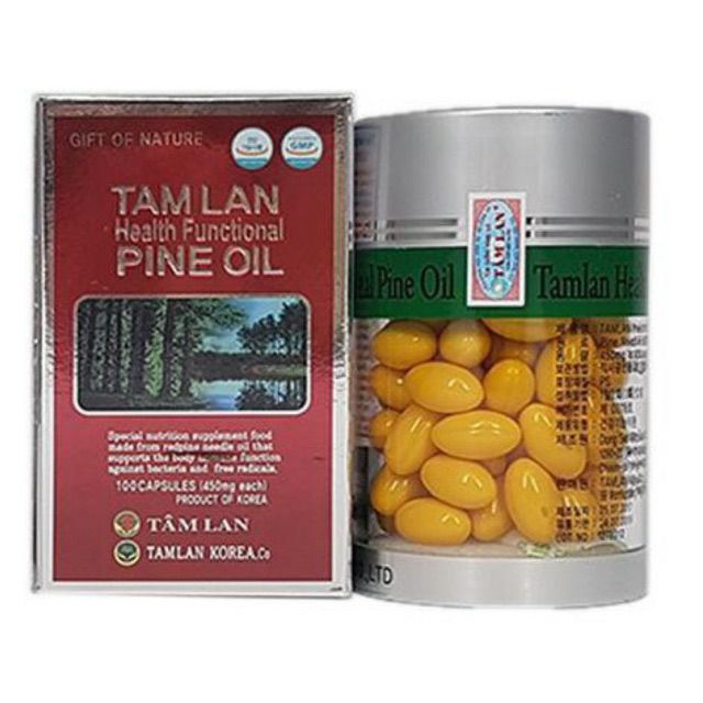 Tinh dầu Thông Đỏ Tâm Lan Health Functional Pine Oil 100 viên