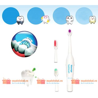 Bàn chải đánh răng điện - 3 đầu thay