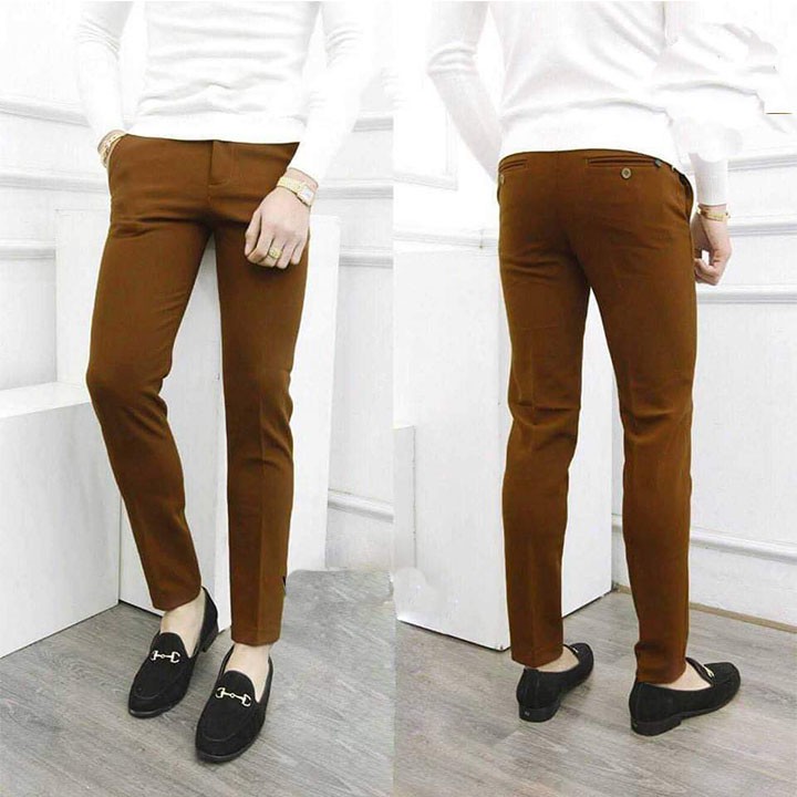 Quần vải tây nam thời trang vải tuyết hàn cao cấp vải nhập khẩu từ thái loại 1 dày dặn | BigBuy360 - bigbuy360.vn