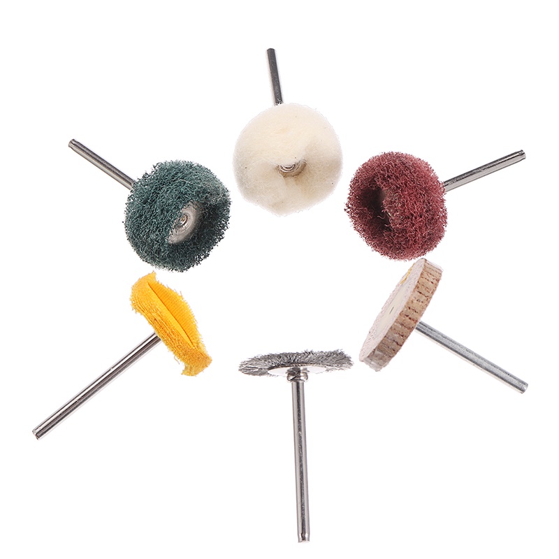 Bộ 6 Cọ Đánh Bóng Xe Hơi 25mm