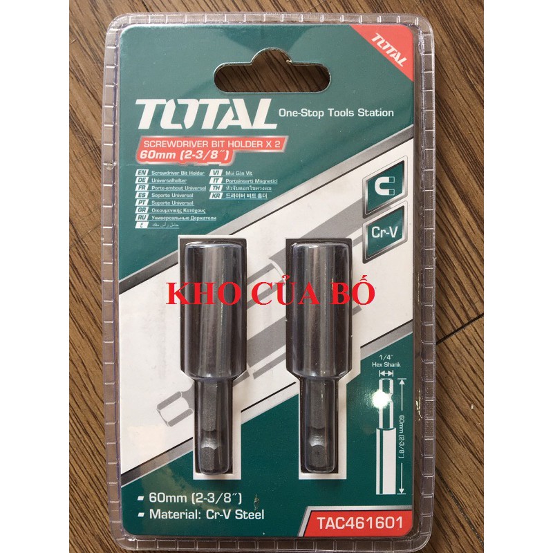 Mũi gắn vít 60mm Total TAC461601