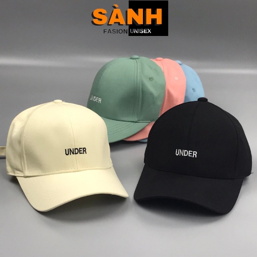 Mũ lưỡi trai thêu chữ Under Nón kết chất kaki cao cấp thời trang form unisex nam nữ K51