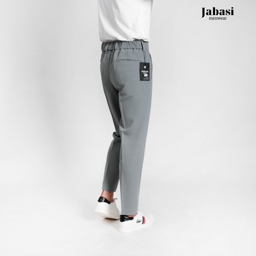 Quần âu nam hàn quốc mẫu mới Jabasi thiết kế cạp co giãn yrẻ trung hiện đại năng động unisex basic phong cách hàn