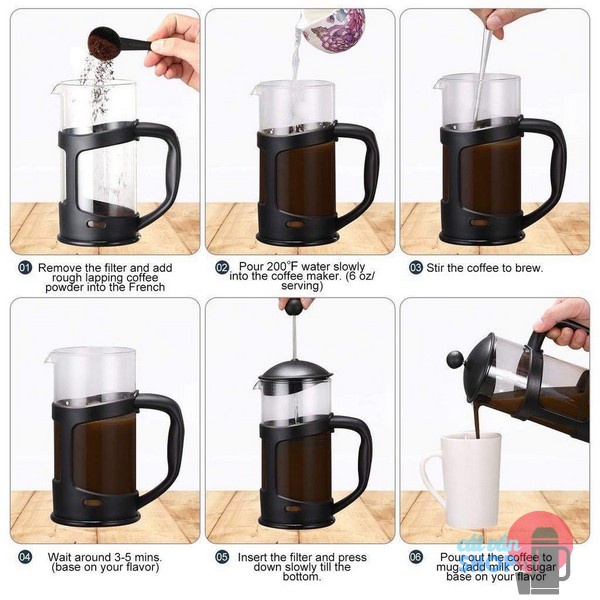 [Có Video]Bình pha cà phê Pháp Lock&amp;Lock French Press bình pha trà dung tích 800ml LLG018