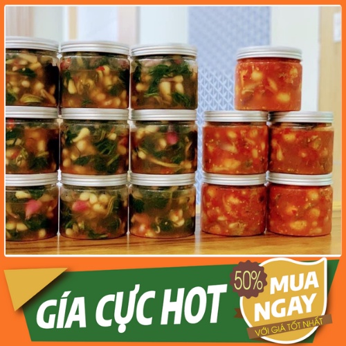 💢💢 Hũ nhựa nắp nhôm 500ML đựng thực phẩm, gia vị