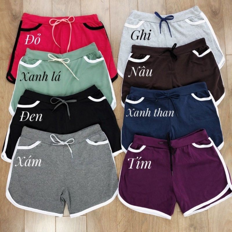 Quần đùi nữ hàn quốc thể thao thoáng mát thoải mái trẻ trung thời trang