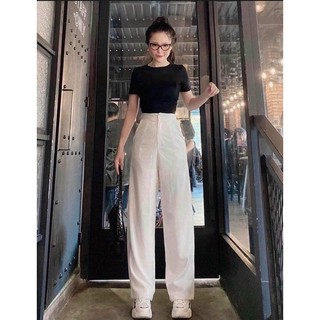 Quần suông đũi siêu hót