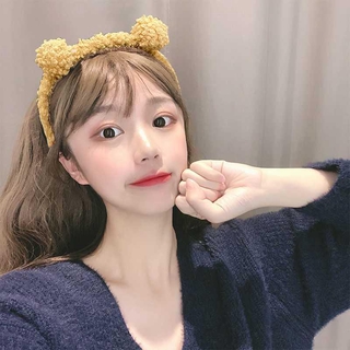Cài tóc phối lông kiểu dáng đáng yêu cho nữ