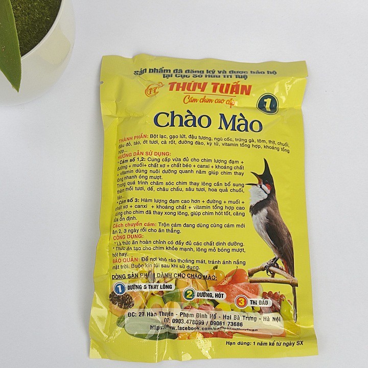 CÁM CHÀO MÀO- CÁM CHIM DINH DƯỠNG SỐ 1 THUÝ TUẤN LOẠI 200gr