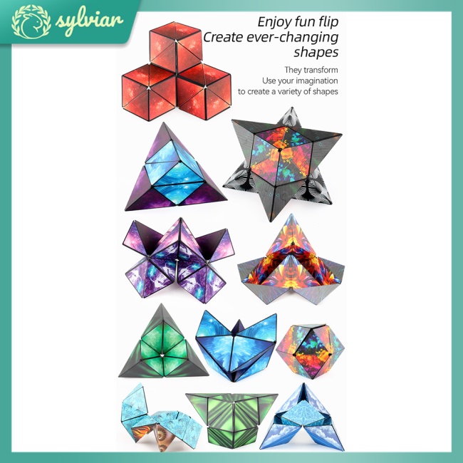 Đồ Chơi Khối Rubik 3d Từ Tính Nhiều Kiểu Dáng Độc Đáo Cho Bé