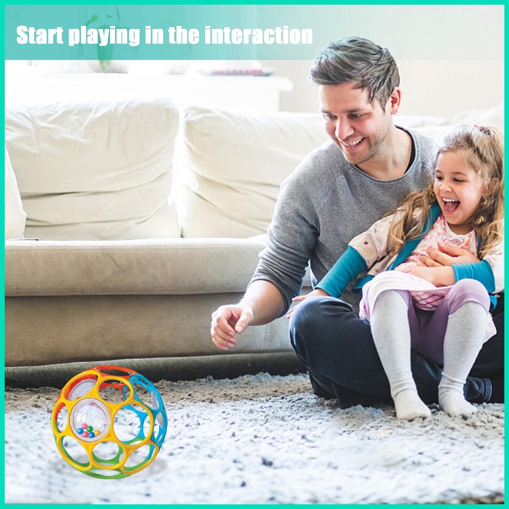 Bóng Có Lỗ Đồ Chơi Phát Ra Âm Thanh Giáo Dục Sớm Cho Bé Hơn Ba Tháng