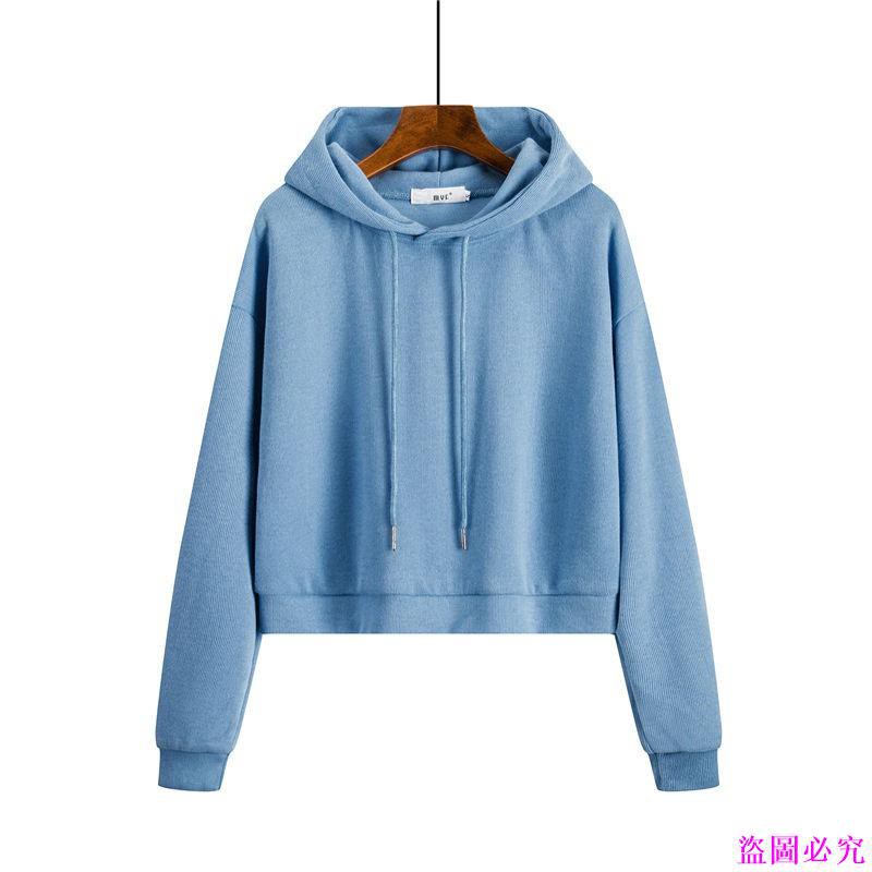 Áo hoodie dáng ngắn thời trang mùa thu dành cho nữ♡ | BigBuy360 - bigbuy360.vn