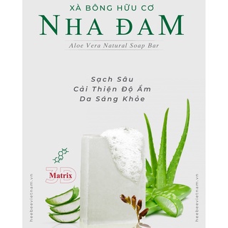 Xà Bông Rửa Mặt Nha Đam Heebee 100gam - Dưỡng ẩm, chống lão hóa