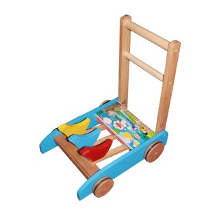 Xe tập đi con gà bằng gỗ