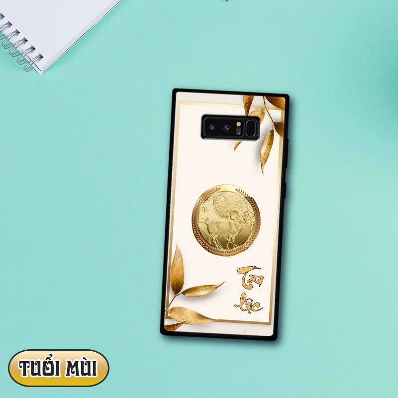 Ốp lưng kính 3D 12 con giáp - Samsung galaxy Note 8
