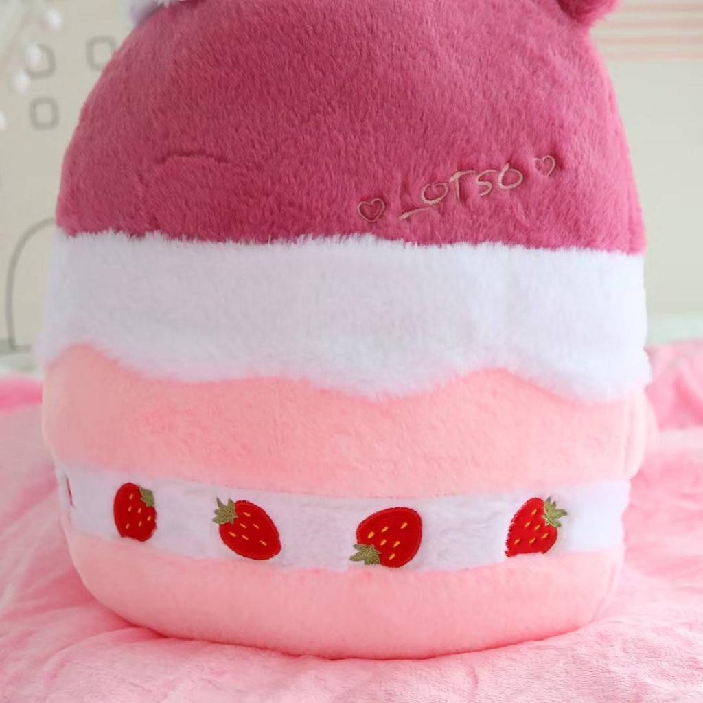 DISNEY Gối Nhồi Bông Hình Bánh Kem 60cm Kèm Chăn Cho Bé
