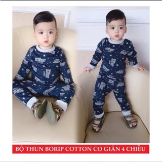 Bộ Cotton Borip Bé Trai 6-18kg(HÀNG ĐẸP BAO CHẤT KÈM ẢNH THẬT)