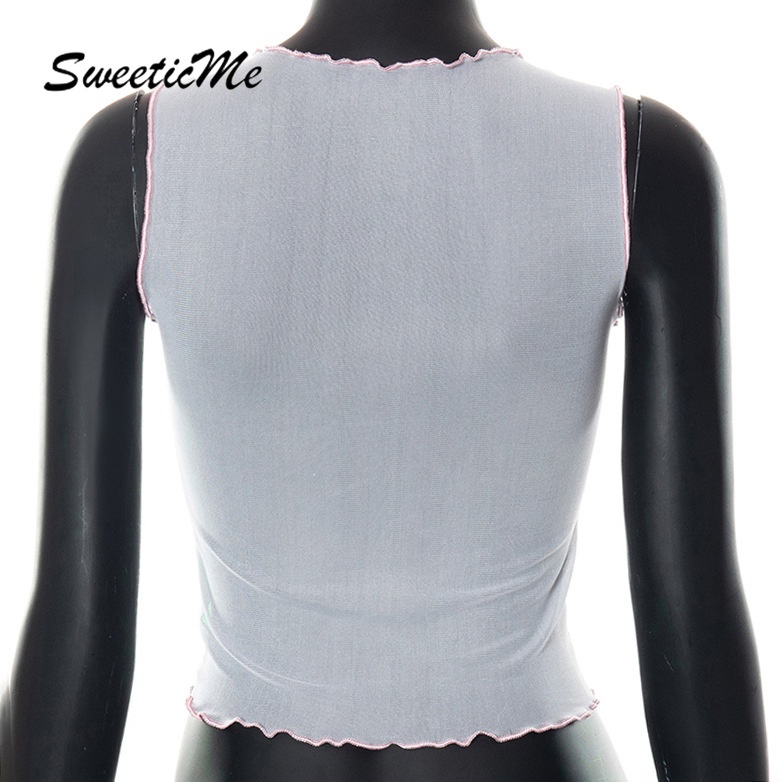 Áo Tank Top In Hình Nấm Kiểu Dáng Mới Thời Trang Cho Nữ