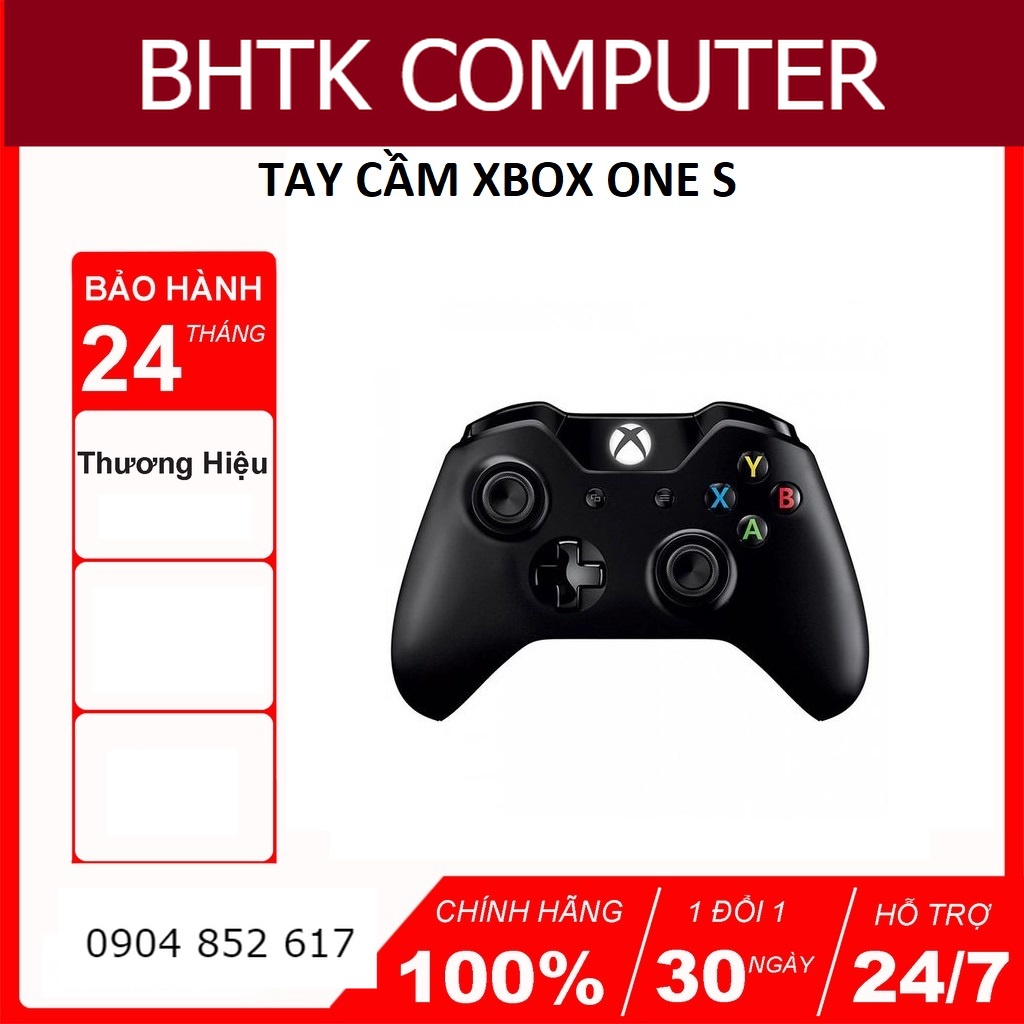 [CHÍNH HÃNG GIÁ TỐT] Tay cầm game Xbox One S Black Tay cầm chuyên game FIFA ONLINE 4 Cực đỉnh