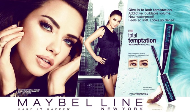 [Hàng USA] Mascara Maybelline Total Temptation Waterproof chống nước làm dày và dài mi (90ml)