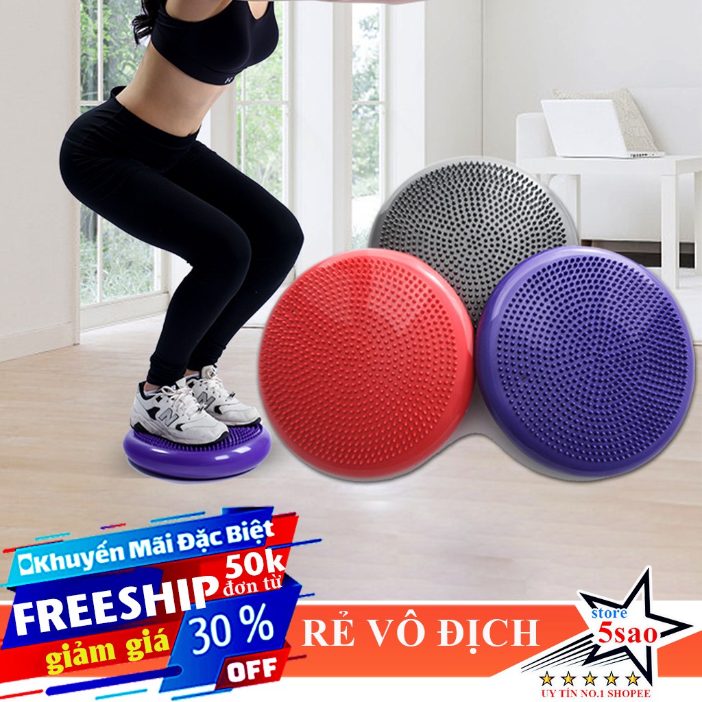 Đĩa thăng bằng matxa có gai ❤️ FREESHIP ❤️ Đĩa yoga pad